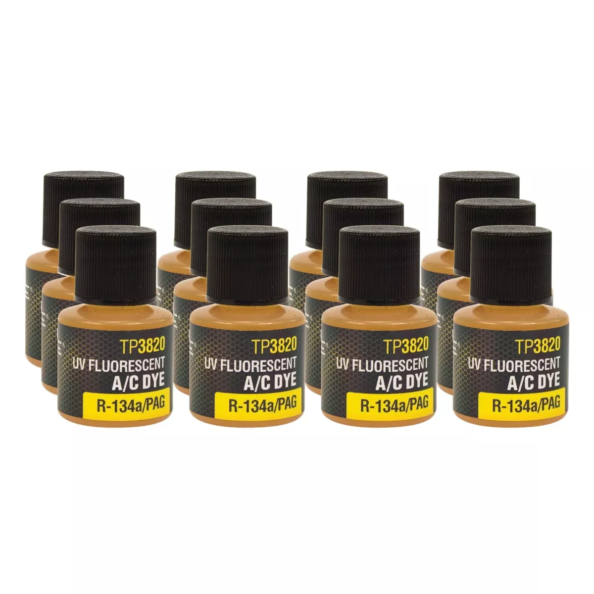 (12) 0.25 oz (7 ml) R-134a/PAG bottles, services up to 12 vehicles TRATP3820-P12 Tracer Products