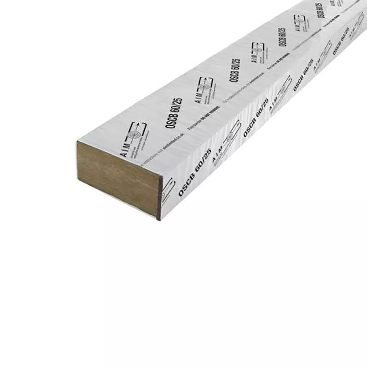 AIM OSCB 60/25 White 1000 x 90 x 202mm to suit a 227mm cavity c/w fixing clips and course wound screws