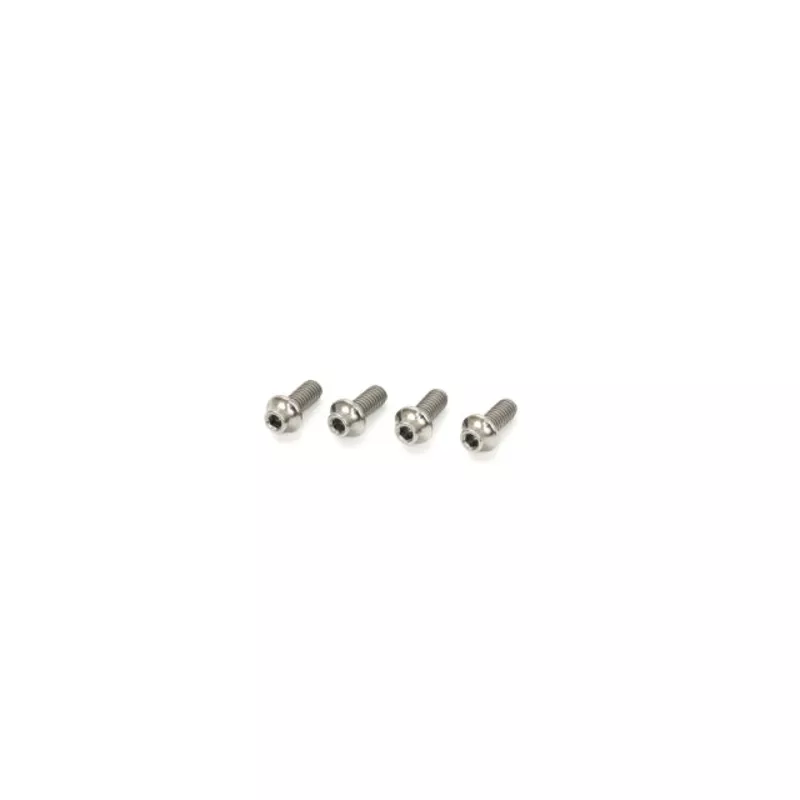 [B012506UT] M2.5x6mm TITANIUM UFO HEAD SCREW (4pcs)
