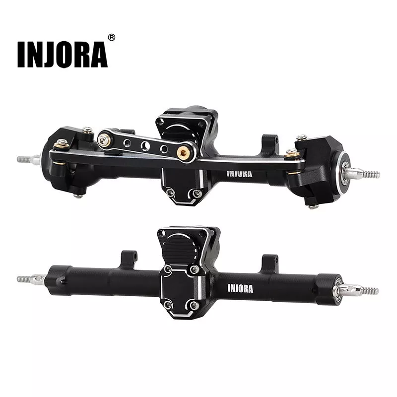 [Clearance Sale] Black Aluminum Front Rear Axles Set for Axial SCX24