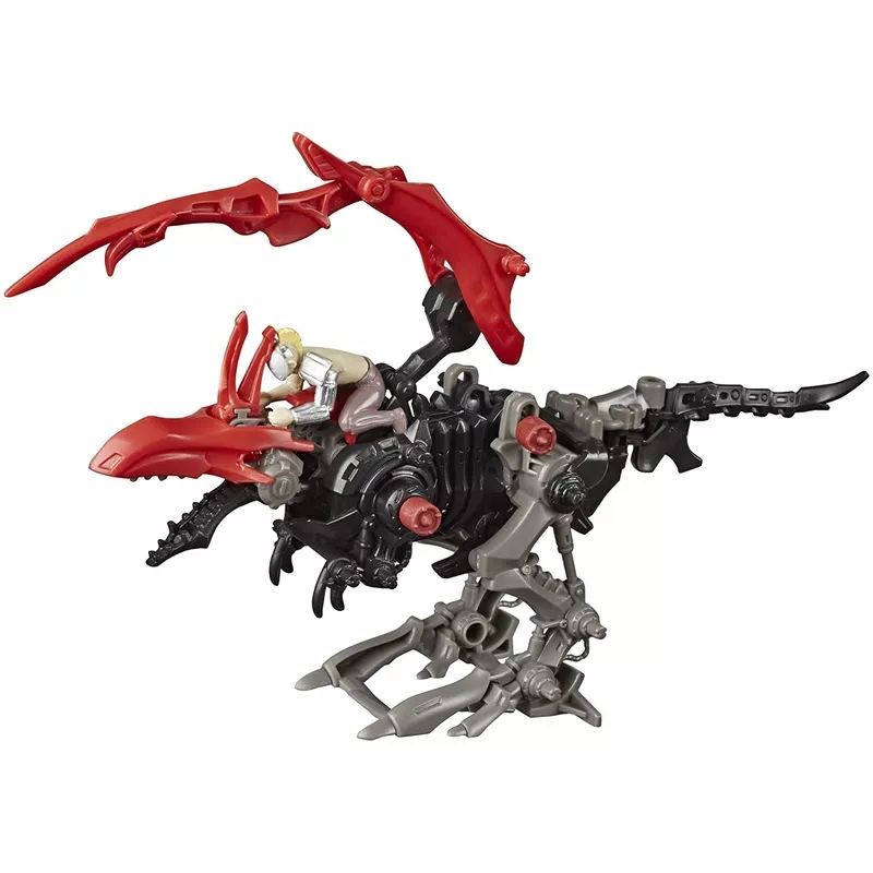 ZOIDS Hasbro Mega Battlers Rapterrix - Velociraptor-Type Buildable Beast Figure with Wind-Up Motion - Toys for Kids Ages 8 and Up, 27 Pieces
