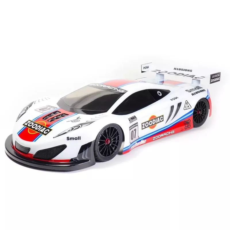 ZR-0007-07 ZOORACING ZOODIAC GT BODY (0.7MM) Shell Only