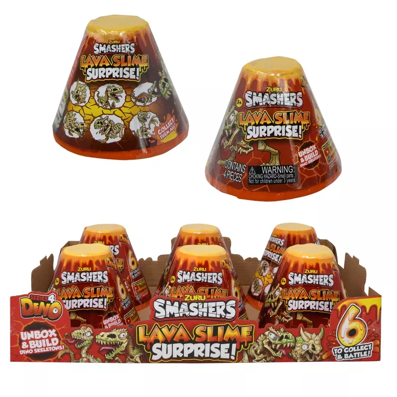 Zuru Smashers Small Volcano Series 4 Lava Slime | 7472TQ1| Mattel